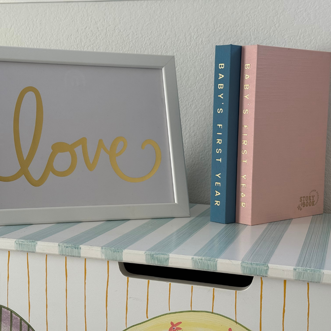 Baby's First Year Memory Book with USB Drive | Keepsake Album